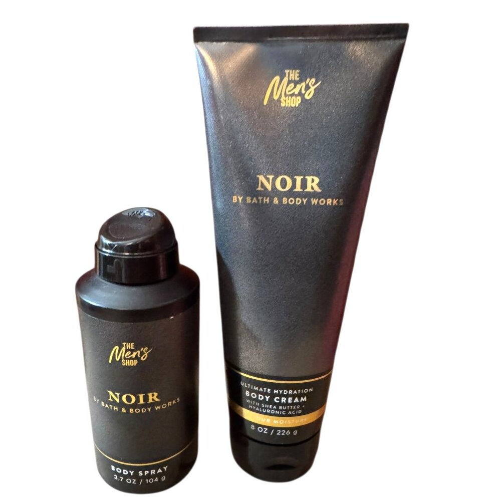 Bath & Body Works Noir Body Cream & Spray Set NEW